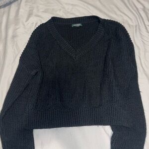 Wild Fable Black V-Neck Sweater